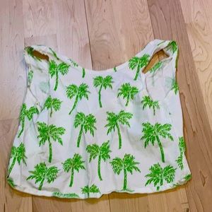 Palm tree tank top
